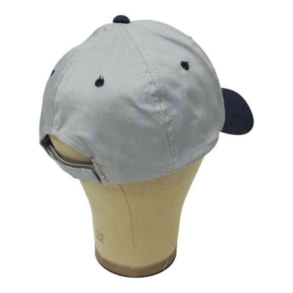 AC Wright Trucking Strapback Cap Embroidered Logo Trucker Baseball Hat Blue Gray - Picture 12 of 13